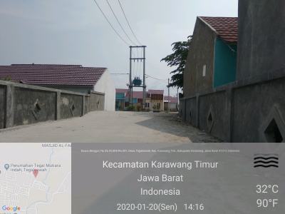 foto gerbang perumahan INDIRA RESIDENCE