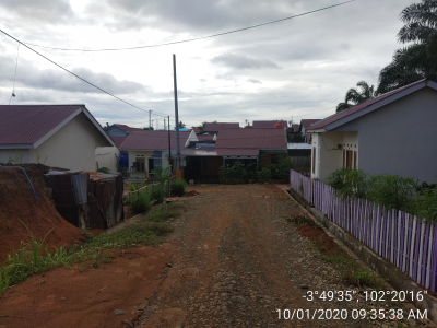 foto gerbang perumahan Permata sebakul residence