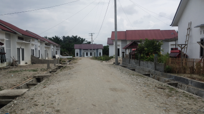 foto gerbang perumahan Aek haruaya indah