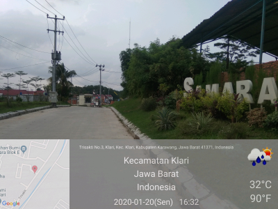 foto gerbang perumahan GRAND SAMARA RESIDENCE