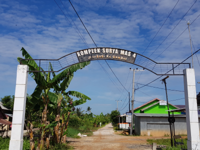foto gerbang perumahan KOMP.SURYA MAS 4