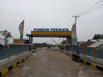 foto gerbang perumahan Pondok Permata 