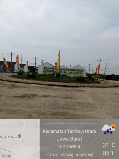 foto gerbang perumahan GRIYA SRIMAHI INDAH