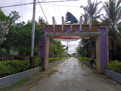 foto gerbang perumahan SETAPUK ASRI
