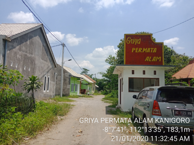 foto gerbang perumahan Griya Permata Alam