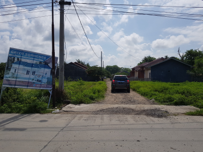 foto gerbang perumahan griya soangnge sidrap