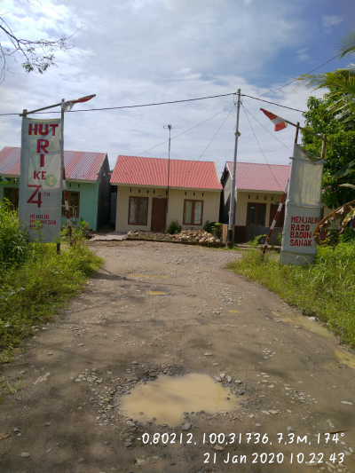 foto gerbang perumahan ABI SINGGALANG BATAS KOTA