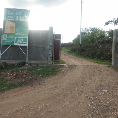 foto gerbang perumahan Graha Mandiri Permai