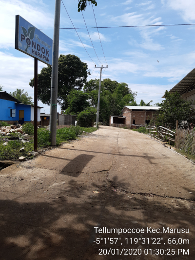 foto gerbang perumahan PONDOK HARAPAN 1