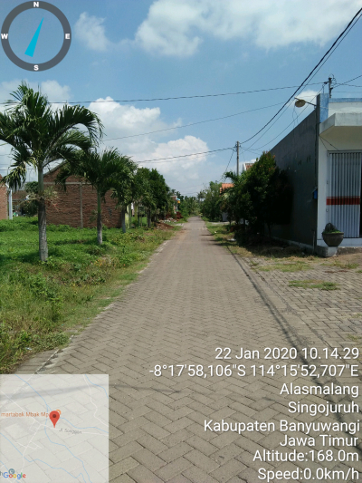 foto gerbang perumahan Villa Mas Rogojampi