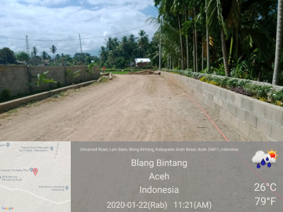 foto gerbang perumahan Griya Al-Busyra 04
