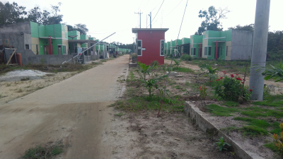 foto gerbang perumahan GRIYA PALM ASRI