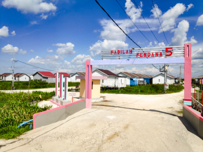 foto gerbang perumahan FADILAH PERDANA 5 TAHAP 1
