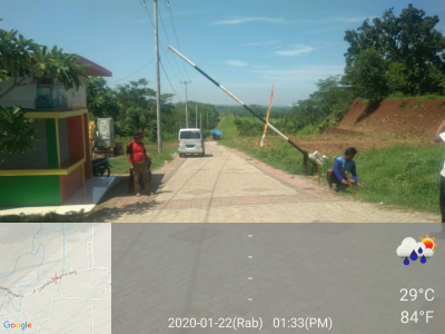 foto gerbang perumahan Graha Kahuripan