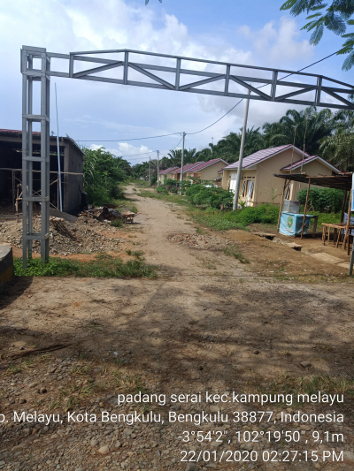 foto gerbang perumahan PADANG SERAI ESTATE 6