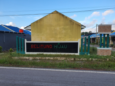 foto gerbang perumahan BELITUNG HIJAU 2