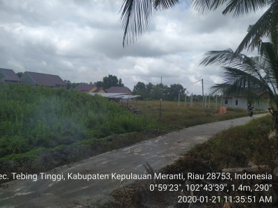 foto gerbang perumahan MERANTI INDAH LESTARI
