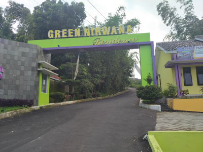 foto gerbang perumahan Green Nirwana Residence