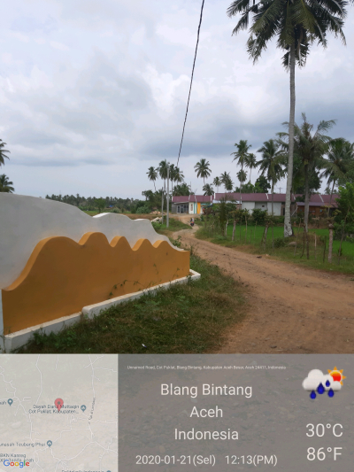 foto gerbang perumahan NEW CITY MANSION