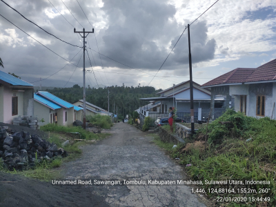 foto gerbang perumahan GRIYA BUMI ASIH SAWANGAN