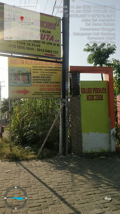 foto gerbang perumahan Perumahan Grand Permata Mencirim