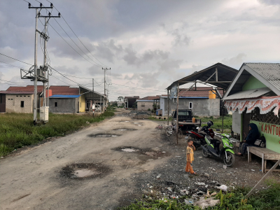 foto gerbang perumahan Bumi Barokah