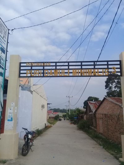 foto gerbang perumahan PURI DAMULI MINIMALIS III