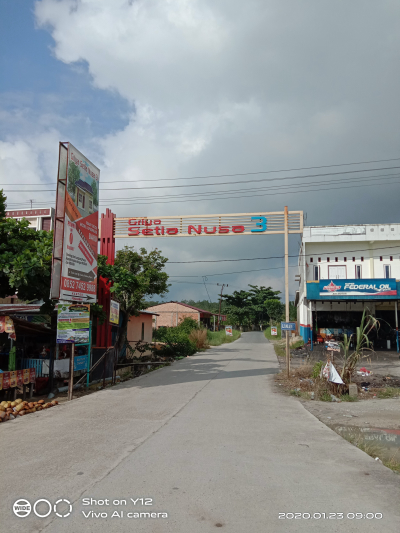 foto gerbang perumahan GRIYA SETIA NUSA 3
