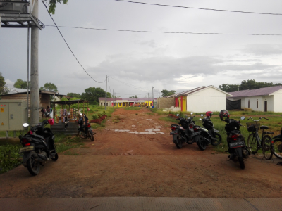 foto gerbang perumahan Sriwijaya Cluster Borang