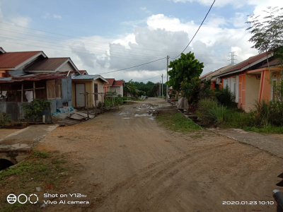 foto gerbang perumahan griya setia permai