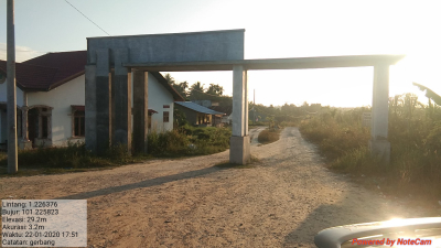 foto gerbang perumahan GARDENIA BALAI RAJA