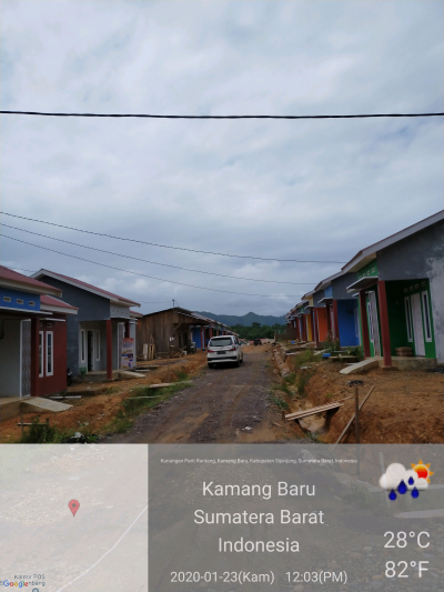 foto gerbang perumahan Bukit sago mandiri II