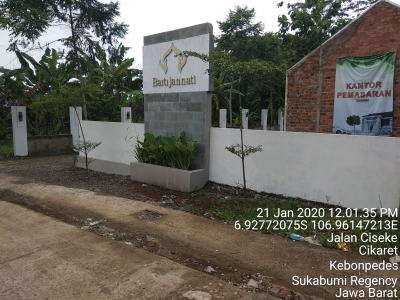 foto gerbang perumahan Perumahan Baitijannati 