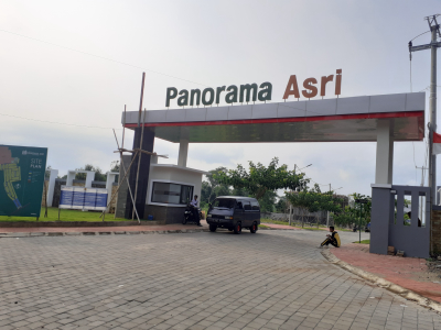 foto gerbang perumahan Panorama Asri Majalengka
