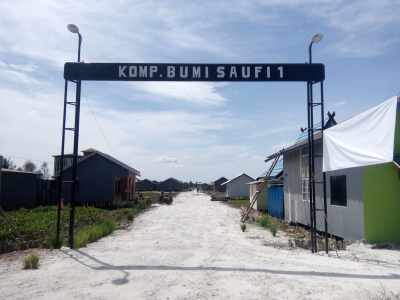 foto gerbang perumahan BUMI SAUFI 
