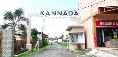 foto gerbang perumahan PERUMAHAN KANNADA PERMAI 