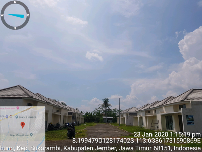 foto gerbang perumahan Permata Madani