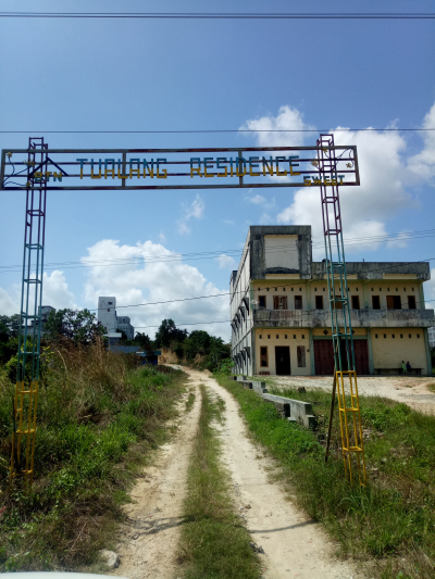 foto gerbang perumahan Tualang residence sweet