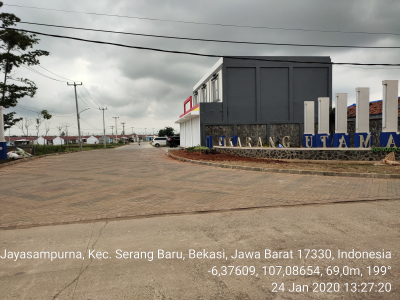 foto gerbang perumahan Perumahan Cikarang Utama Residence
