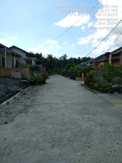 foto gerbang perumahan Villa lubuk gading
