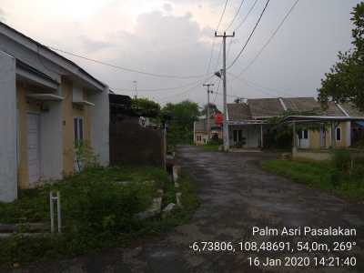 foto gerbang perumahan PALM ASRI PASALAKAN