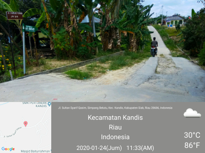 foto gerbang perumahan Belutu Agung Permai