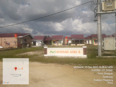 foto gerbang perumahan PURI MAYANG ASRI II THP I