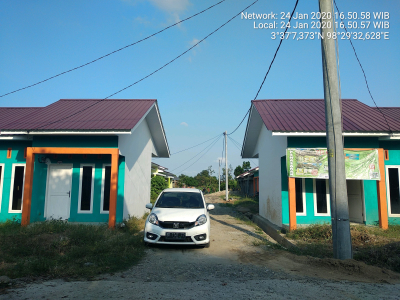 foto gerbang perumahan Zafir Residence
