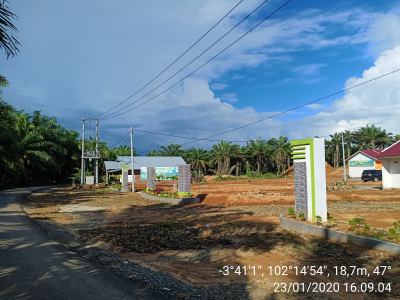 foto gerbang perumahan SUNDA KELAPA RESIDENCE
