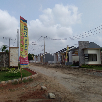 foto gerbang perumahan Graha Cipta 5