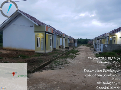 foto gerbang perumahan GOR RESIDENCE