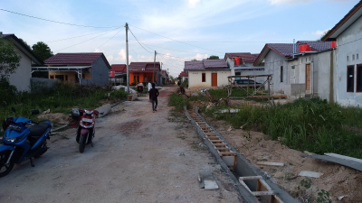foto gerbang perumahan Pelangi Garden Belitung