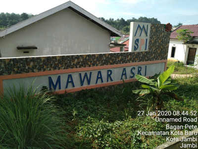 foto gerbang perumahan MAWAR ASRI