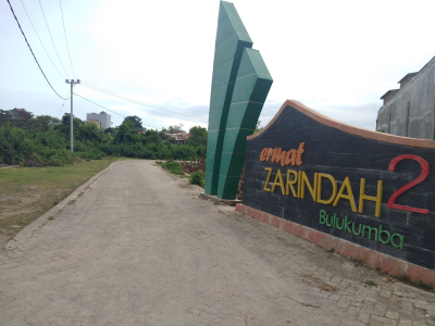 foto gerbang perumahan PERMATA ZARINDAH BULUKUMBA TAHAP 2